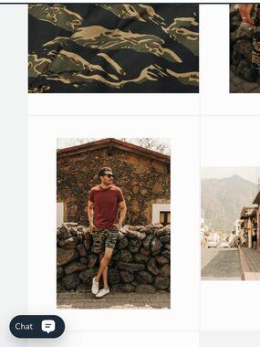 Hybrid Adventure Shorts in Tiger Camo